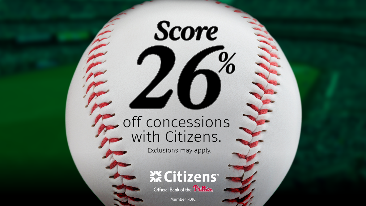 Score 25% off concessions with Citizens (Exclusions may apply)